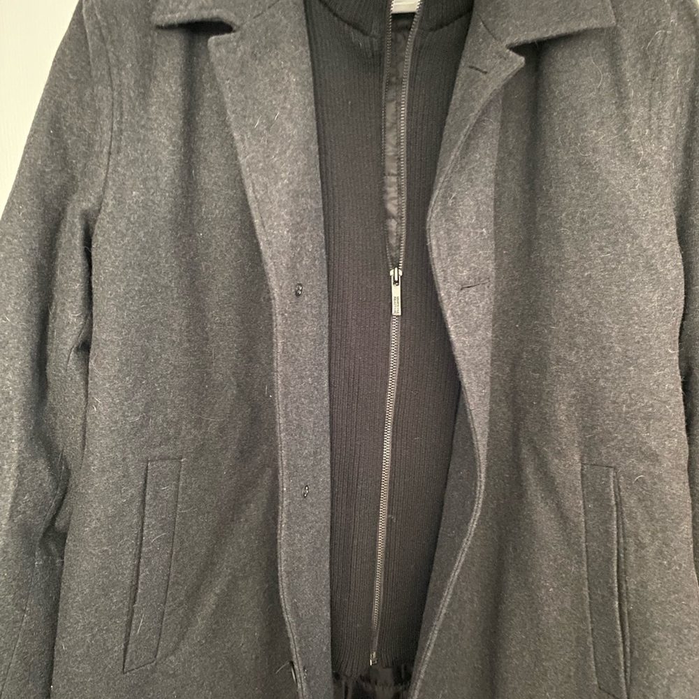 Men’s extra large KENNETH Cole Reaction Double Breasted Wool Blend Peacoat